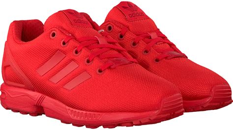 adidas schuhe mit rotem silikonstreifen|Rote Sneaker .